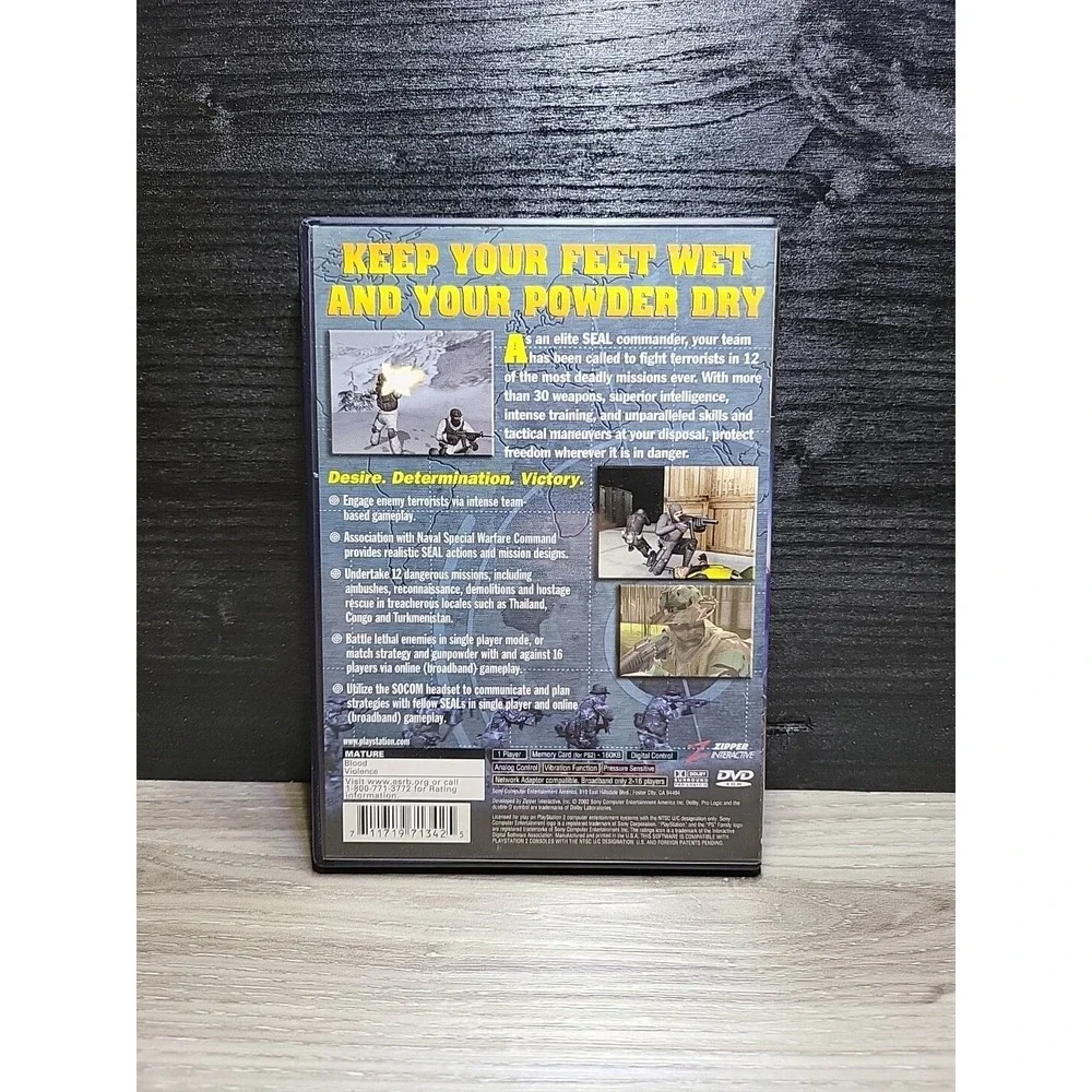SOCOM: U.S. Navy SEALs (Sony PlayStation 2, 2002)